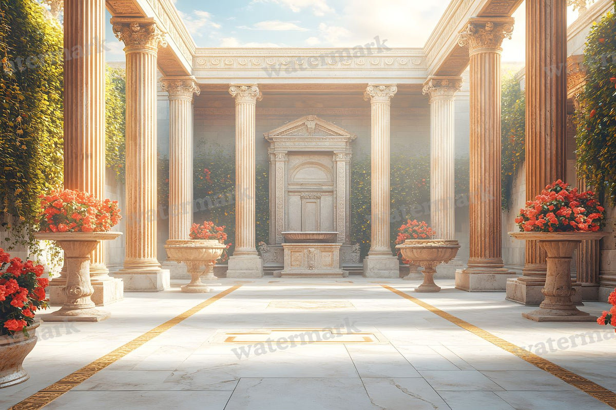 Ancient Roman Courtyard Backdrop Images