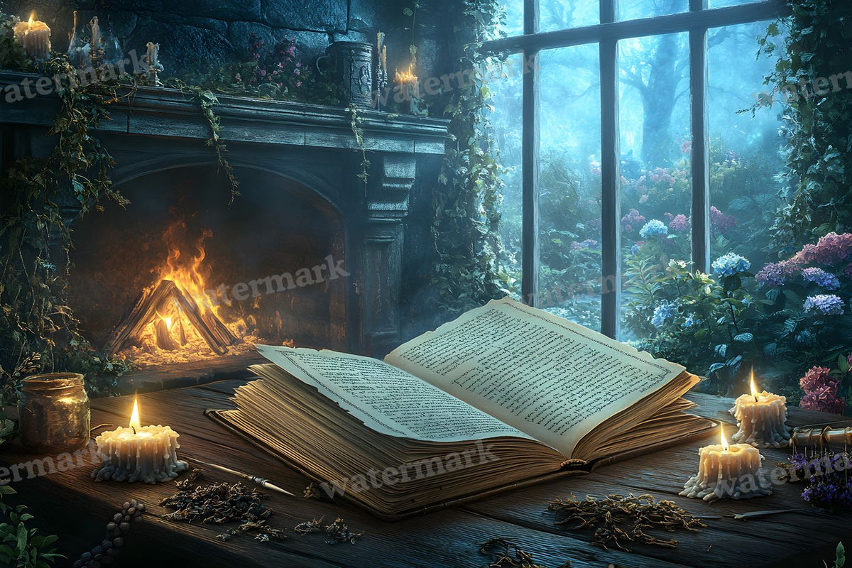 Ancient Witchgrimoire Backdrop Images