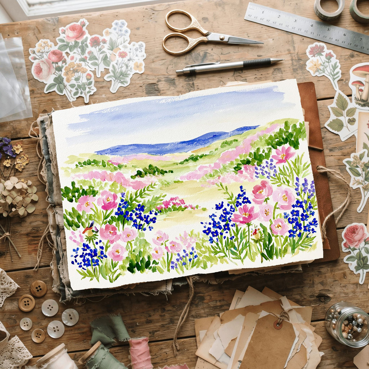 Soft Impressionist Landscape Painting