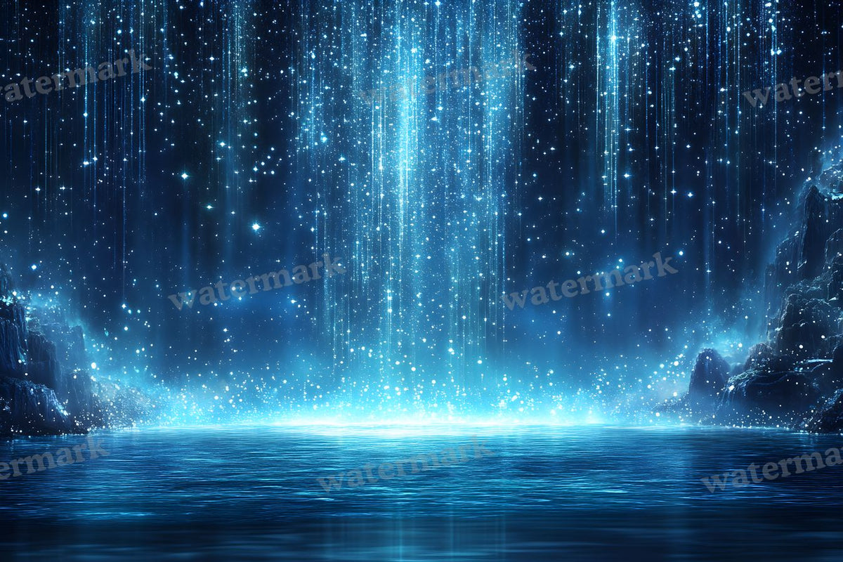 Starry Night digital photo backdrop for photo editing, preview 36