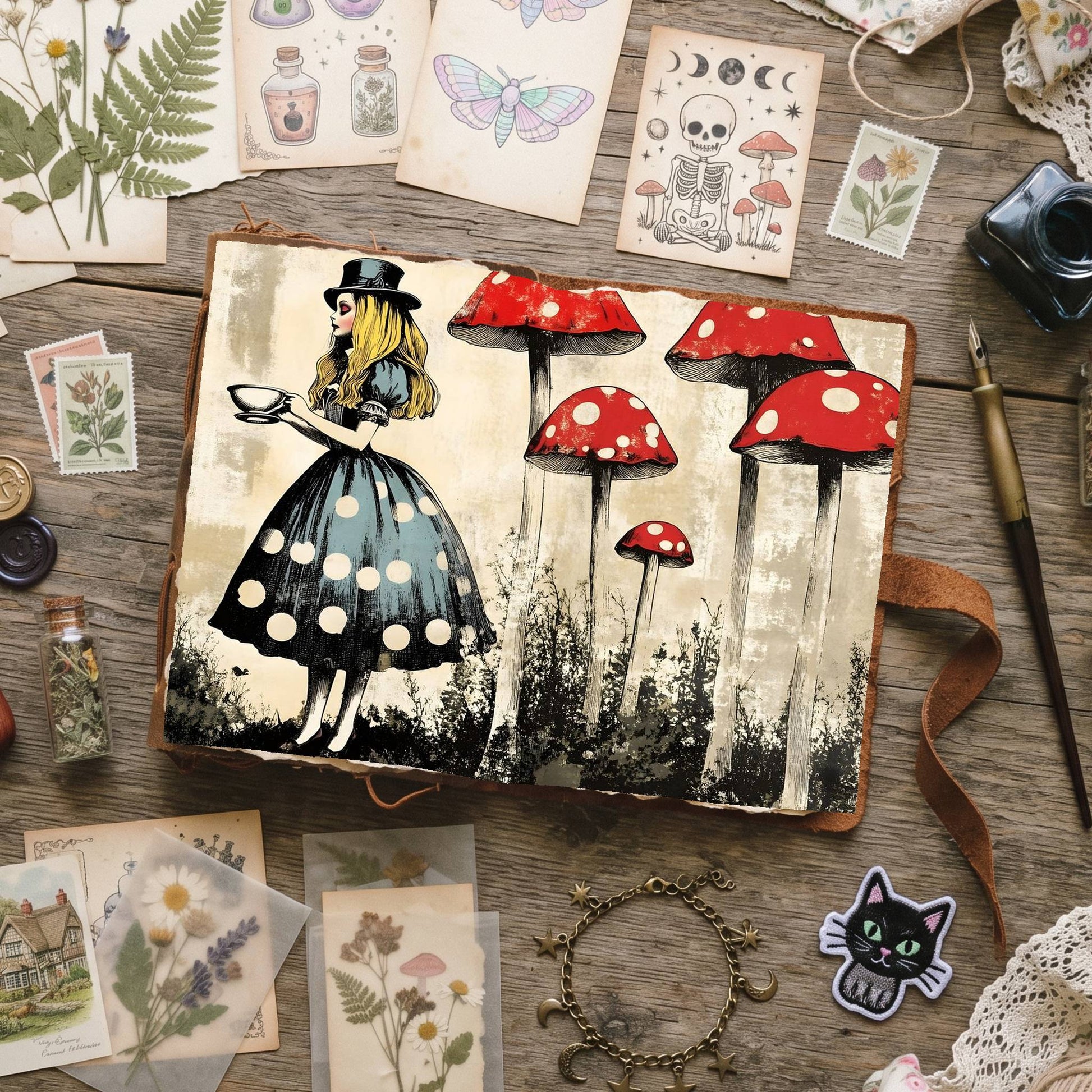 Alice In Wonderland Digital Papers