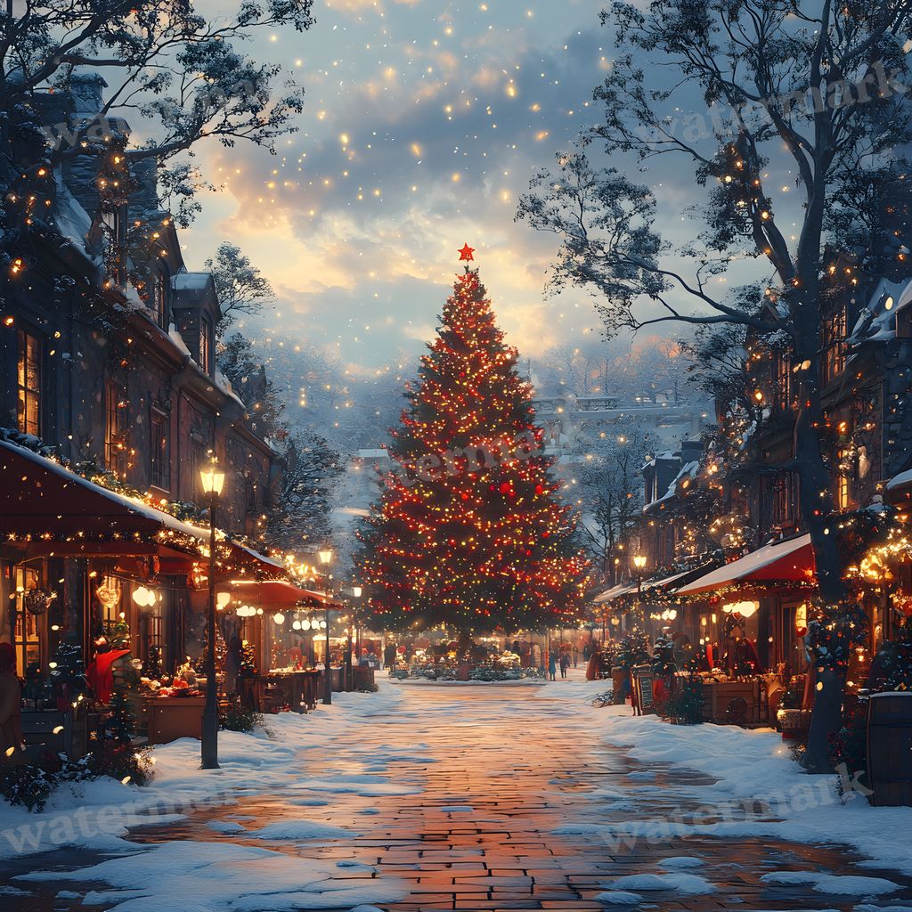 Classic Christmas Backdrop Images