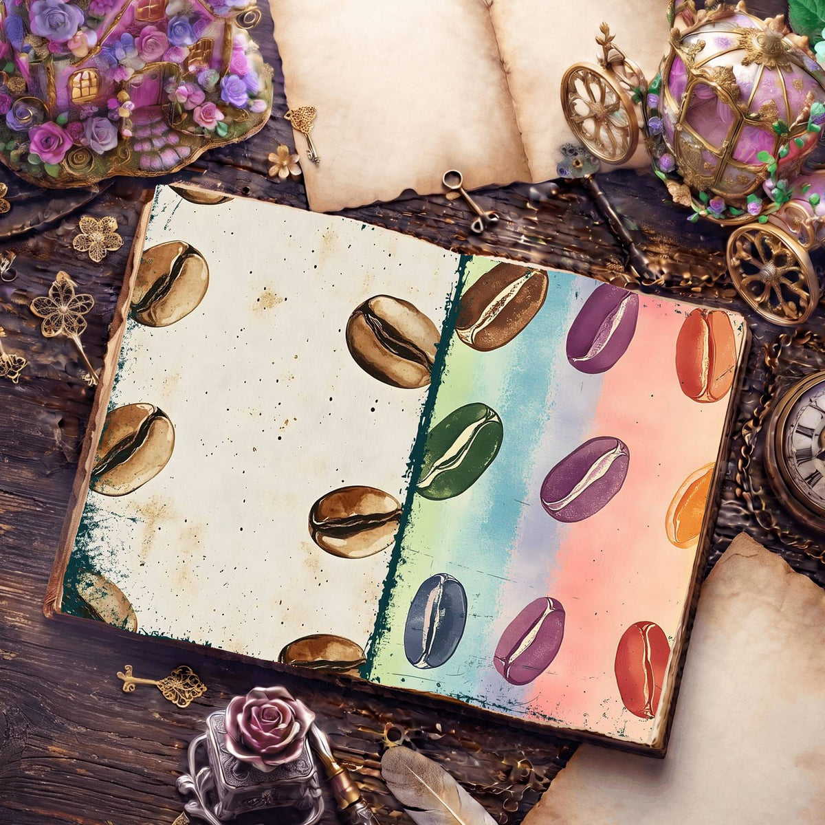 Coffee Digital Papers