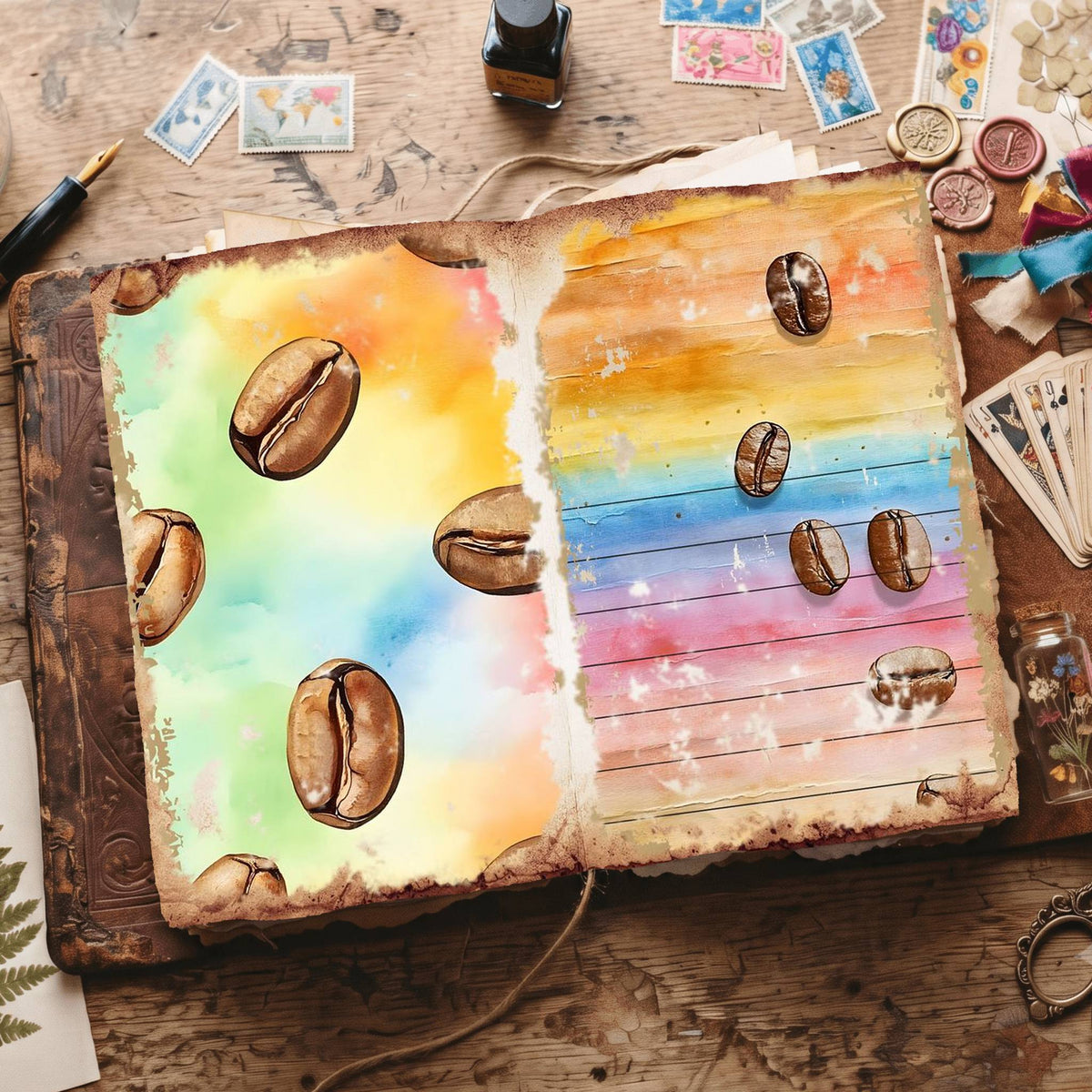 Coffee Digital Papers