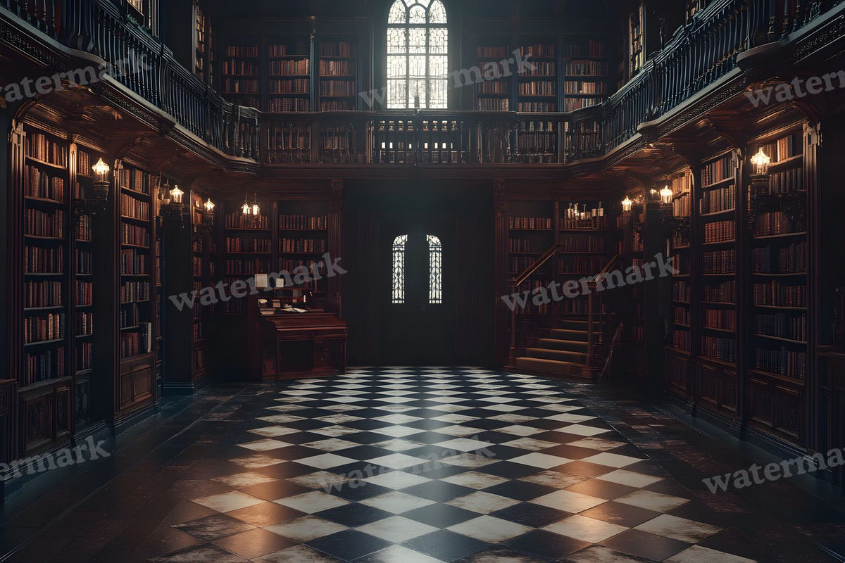 Dark Academia Study Backdrop Images