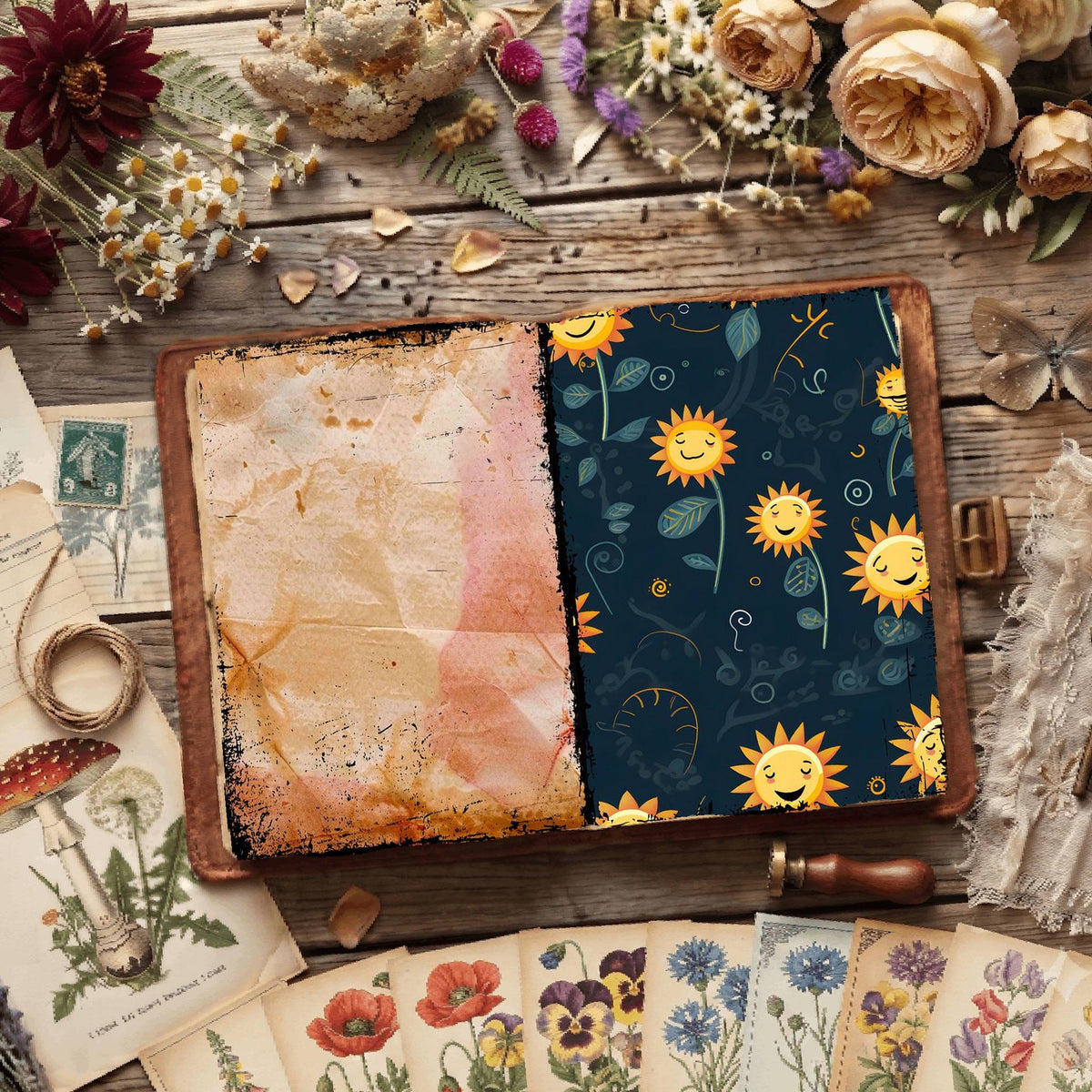 Floral Digital Papers