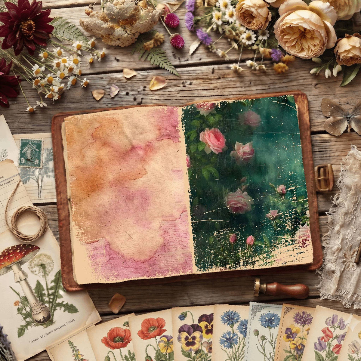 Floral Digital Papers