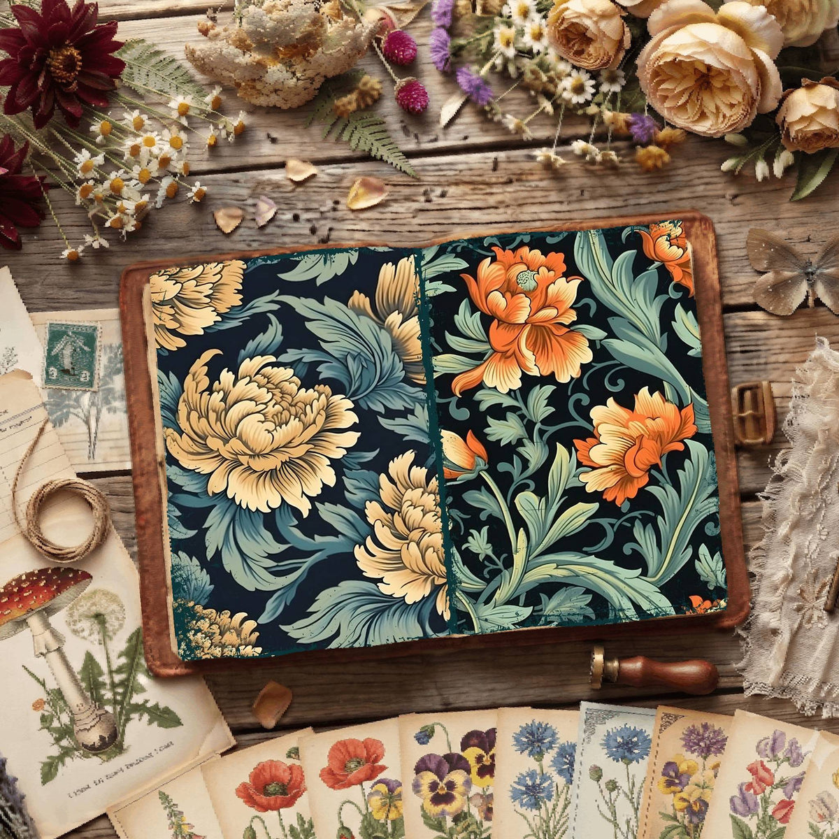 Floral Digital Papers