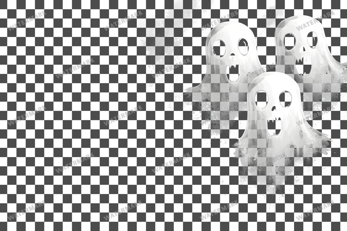 Ghost Transparent Overlay Pngs