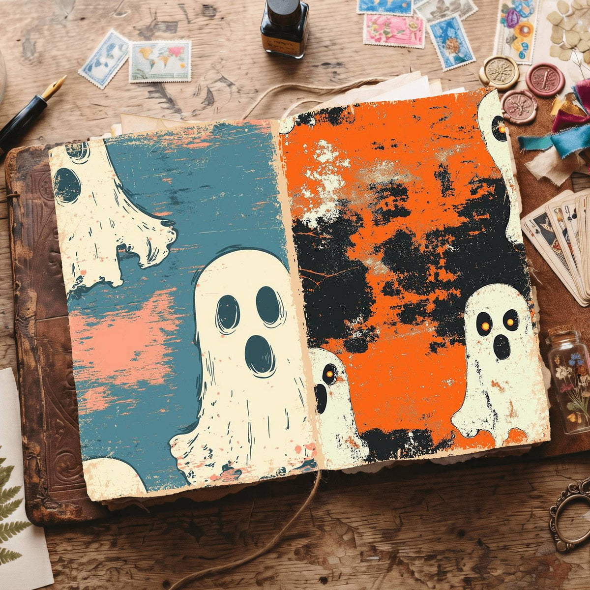 Halloween Digital Papers