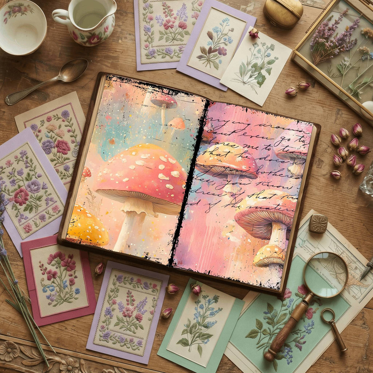 Mushroom Digital Papers