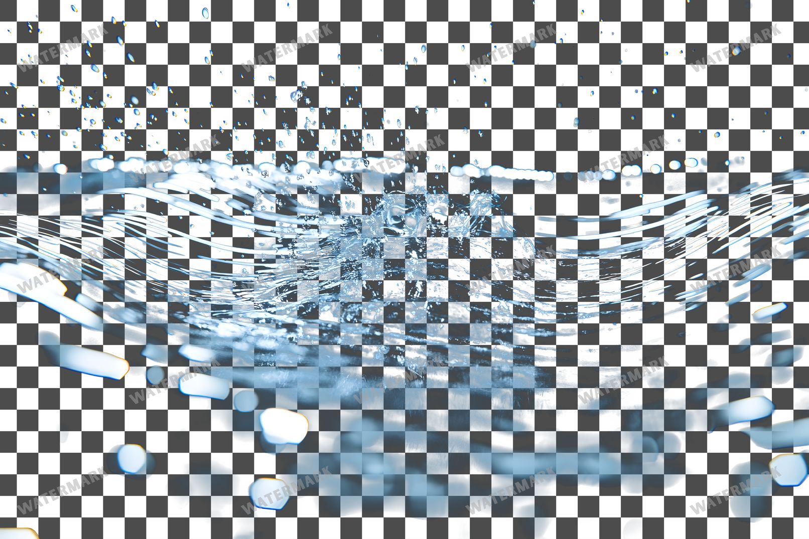 Underwater Lighting Transparent Overlay Pngs