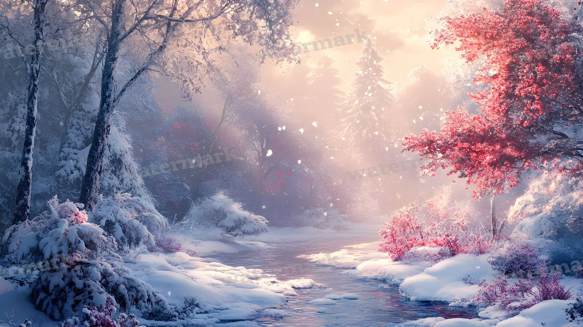 Winter Snow Backdrop Images