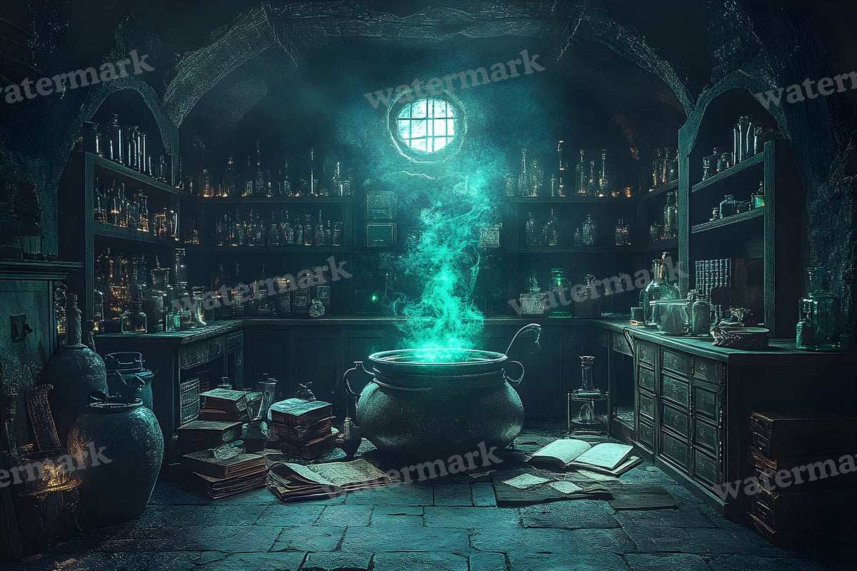 Witch Potion Room Backdrop Images