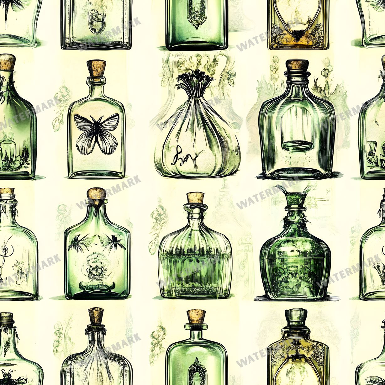 Witchcraft Seamless Pattern