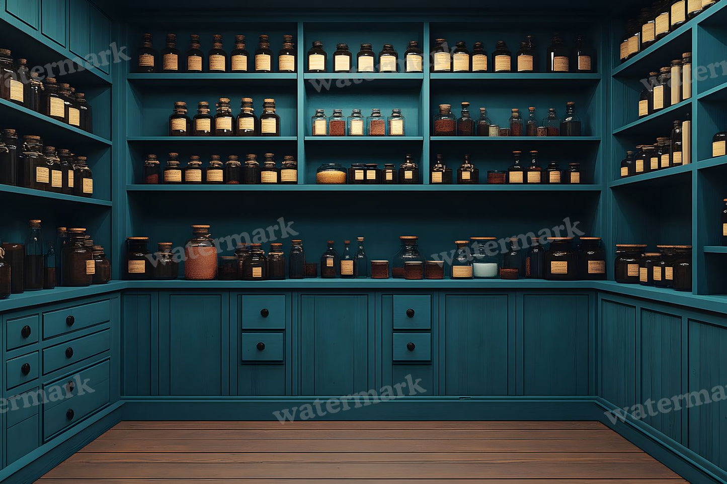 Witchs Apothecaryblue Backdrop Images