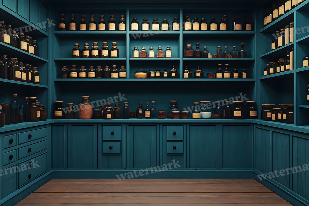 Witchs Apothecaryblue Backdrop Images