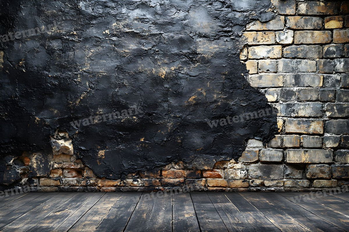 Black Textured digital photo backdrop for photo editing, preview 37