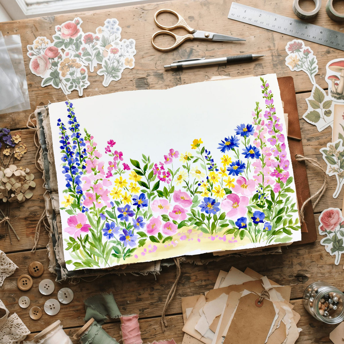 Soft Impressionist Landscape Painting