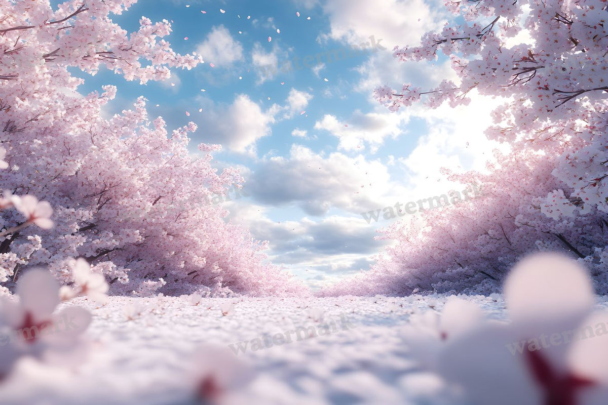 Spring Blossom Escape Backdrop Images