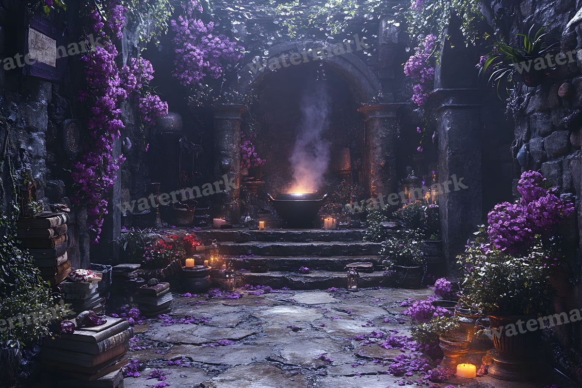 Wicked Witch Garden Backdrop Images