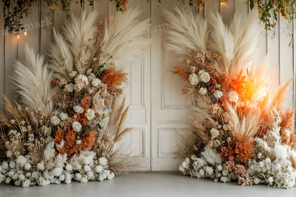 Boho Sunset Arch Backdrop Images