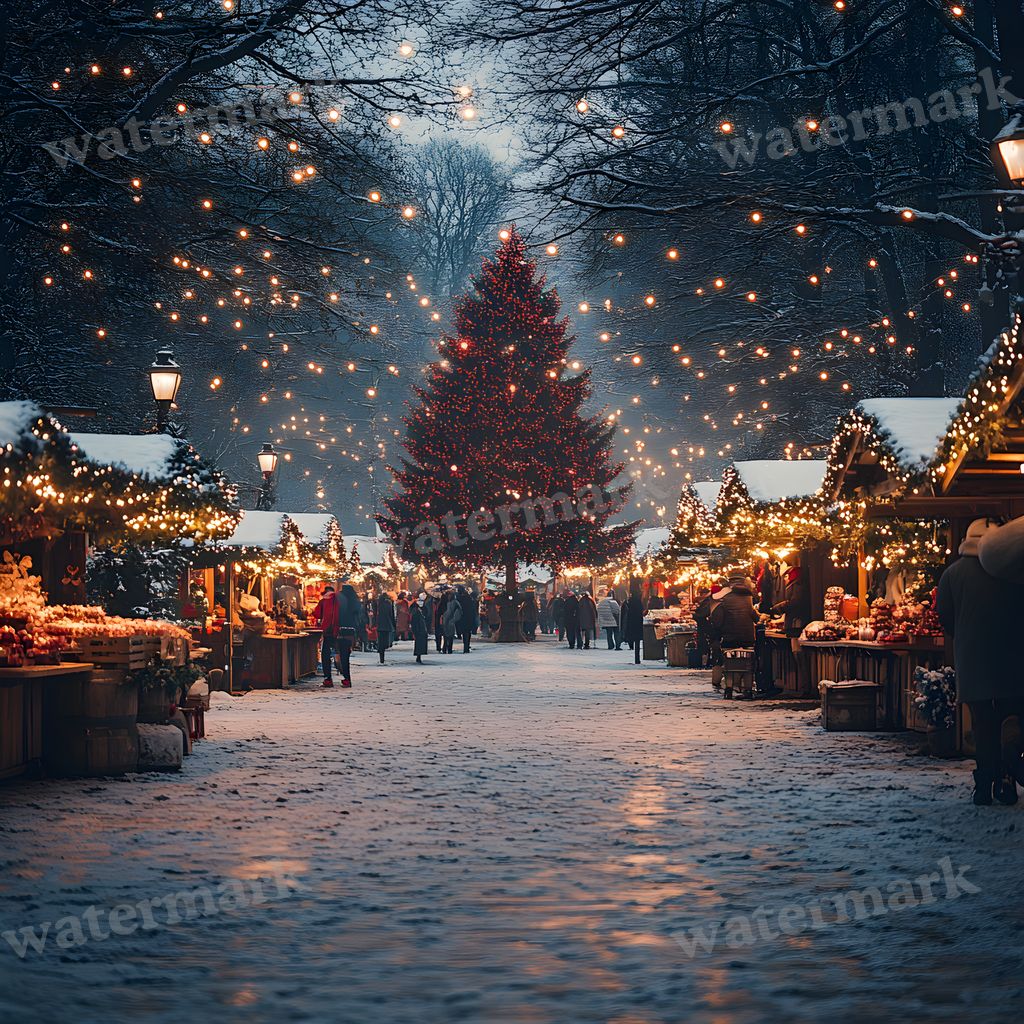Classic Christmas Backdrop Images