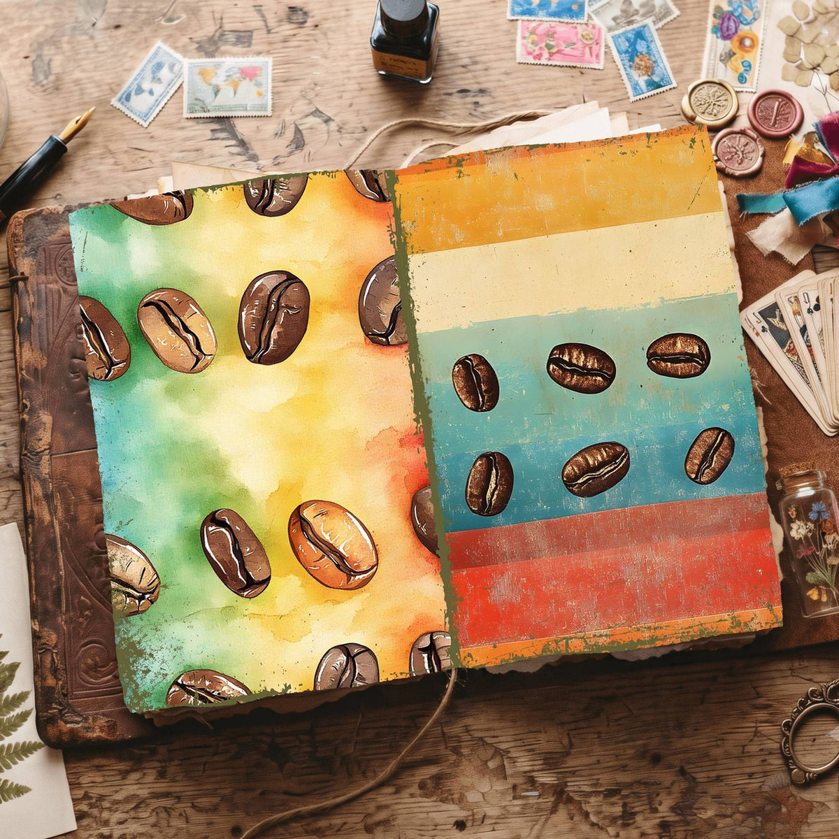 Coffee Digital Papers