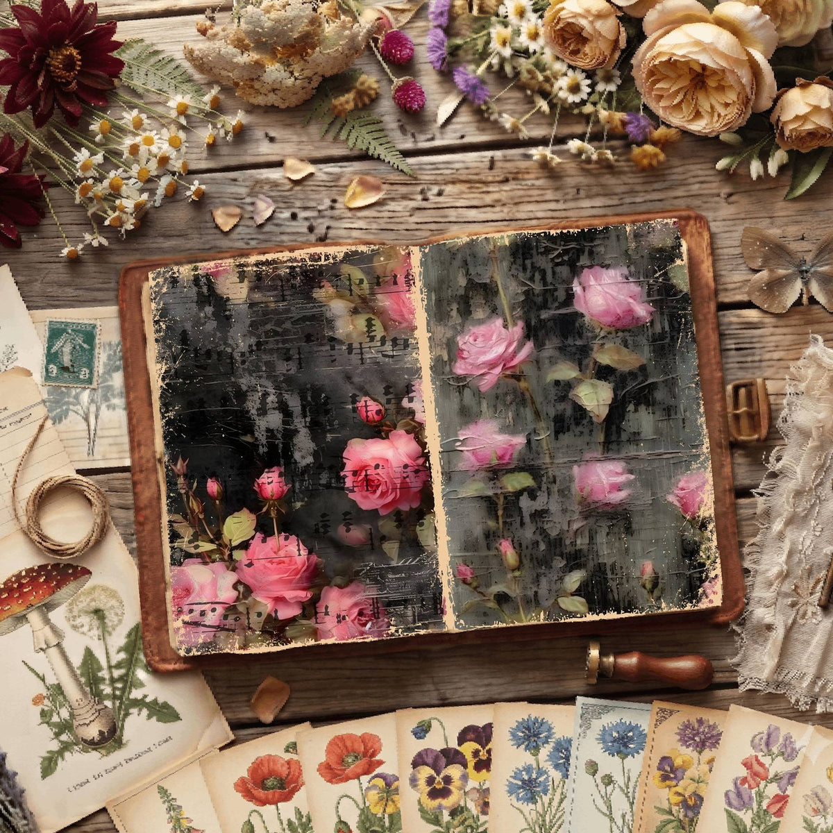 Floral Digital Papers
