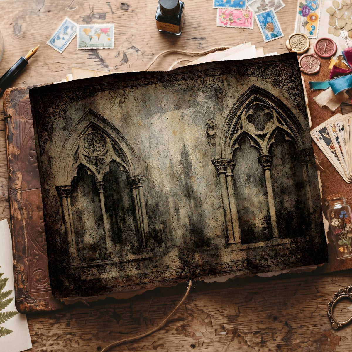 Gothic Digital Papers