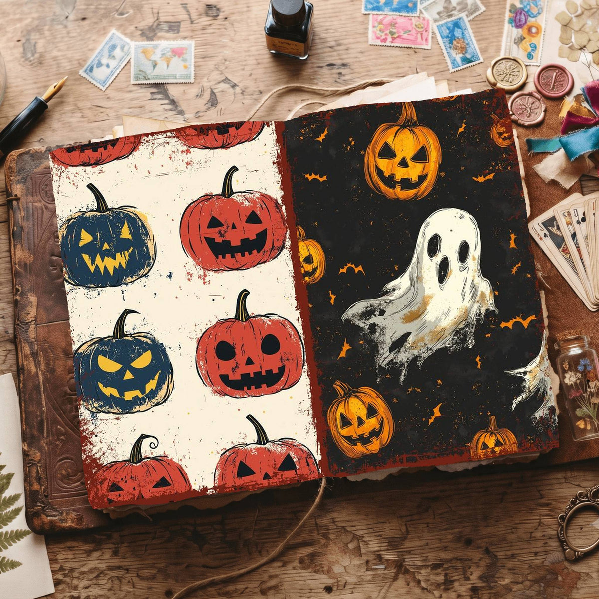 Halloween Digital Papers