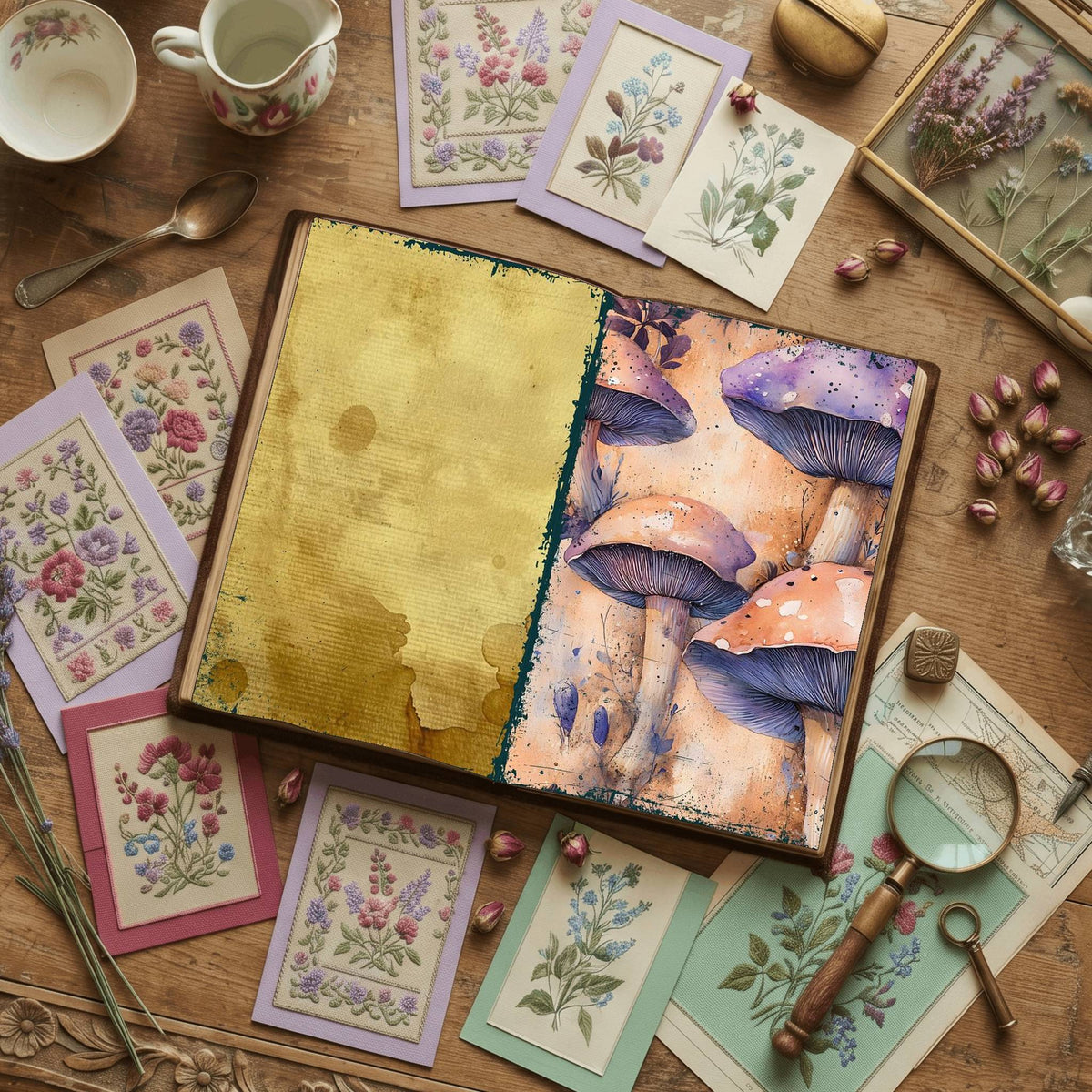 Mushroom Digital Papers