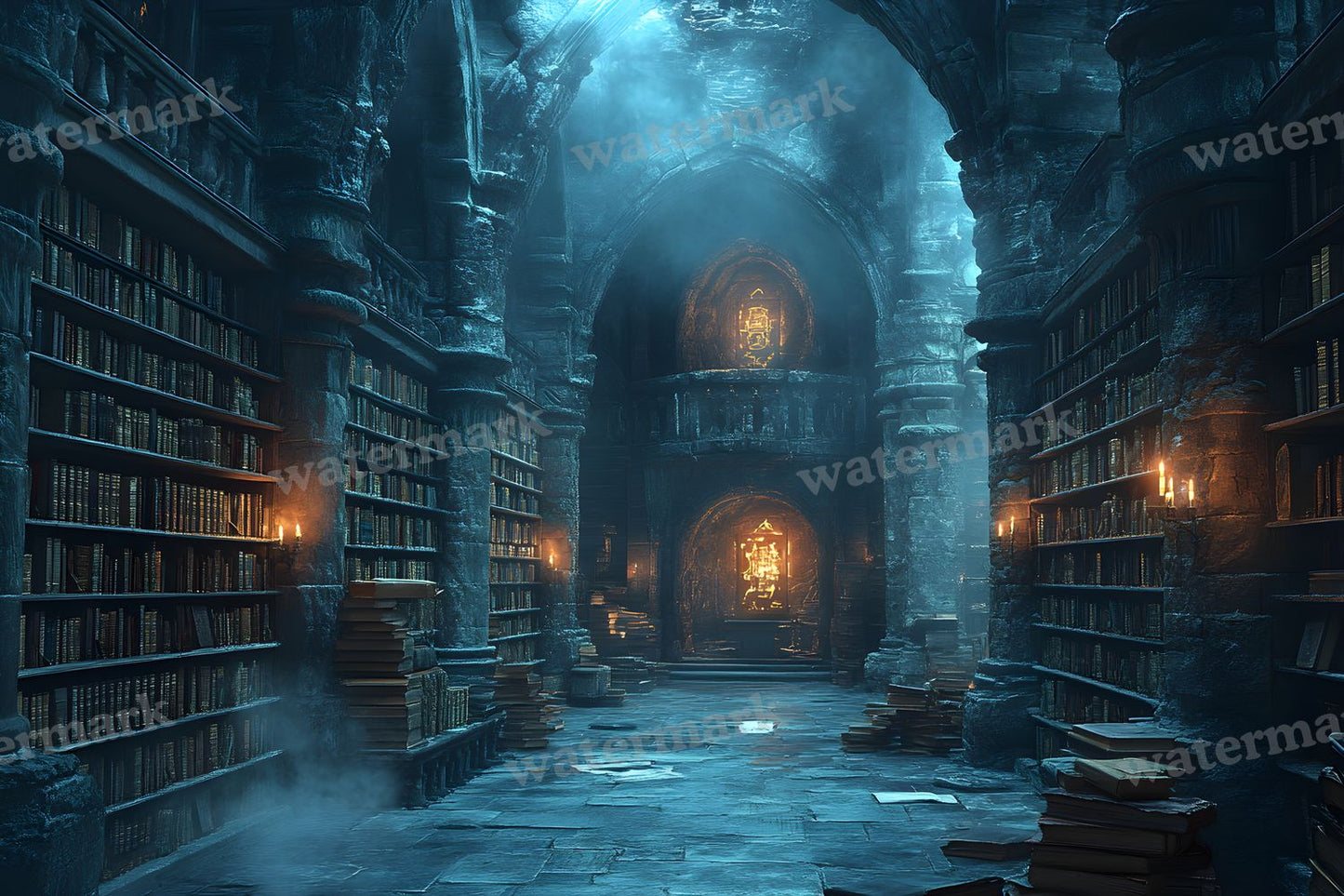 Wizards Library Backdrop Images
