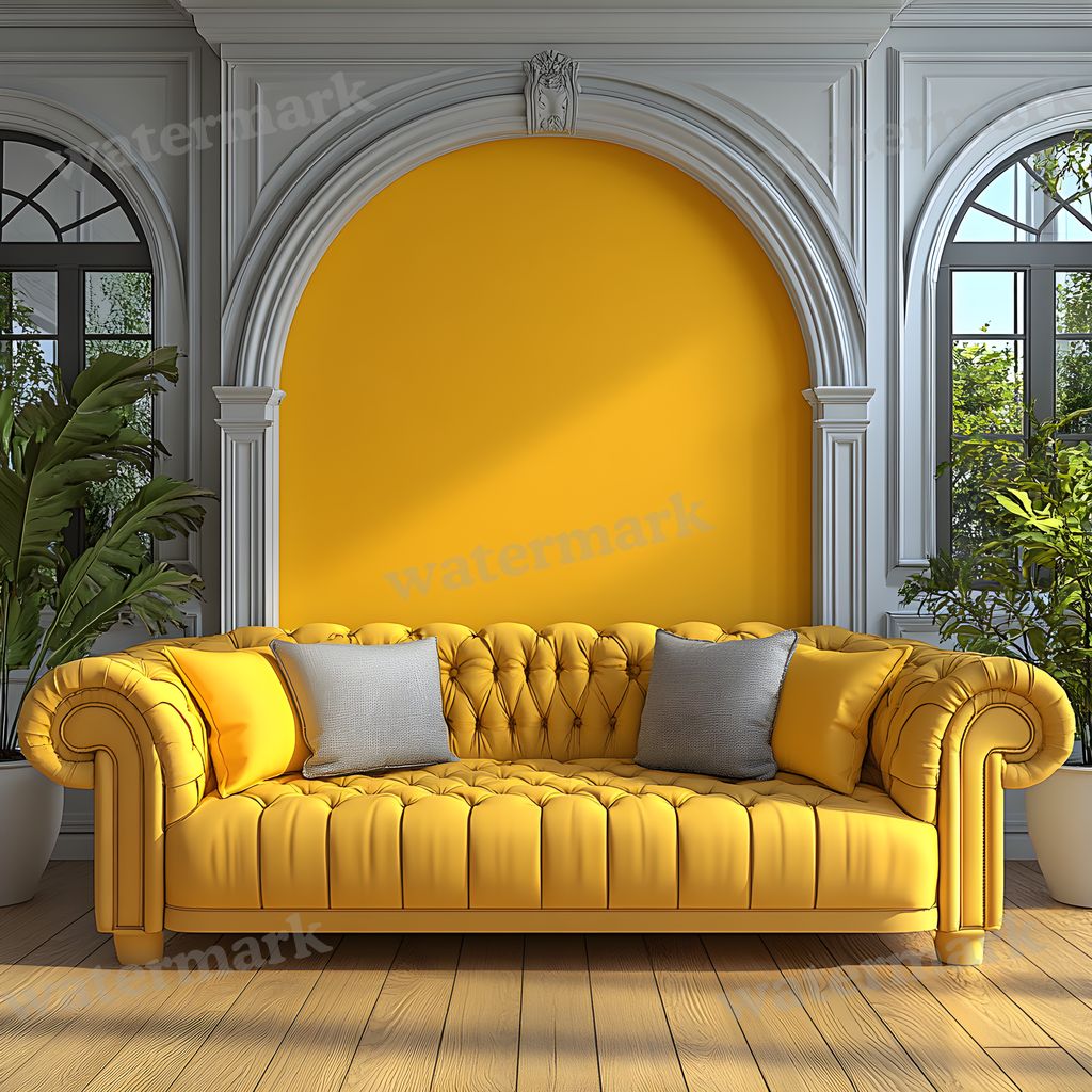 Yellow Pastel Room Backdrop Images