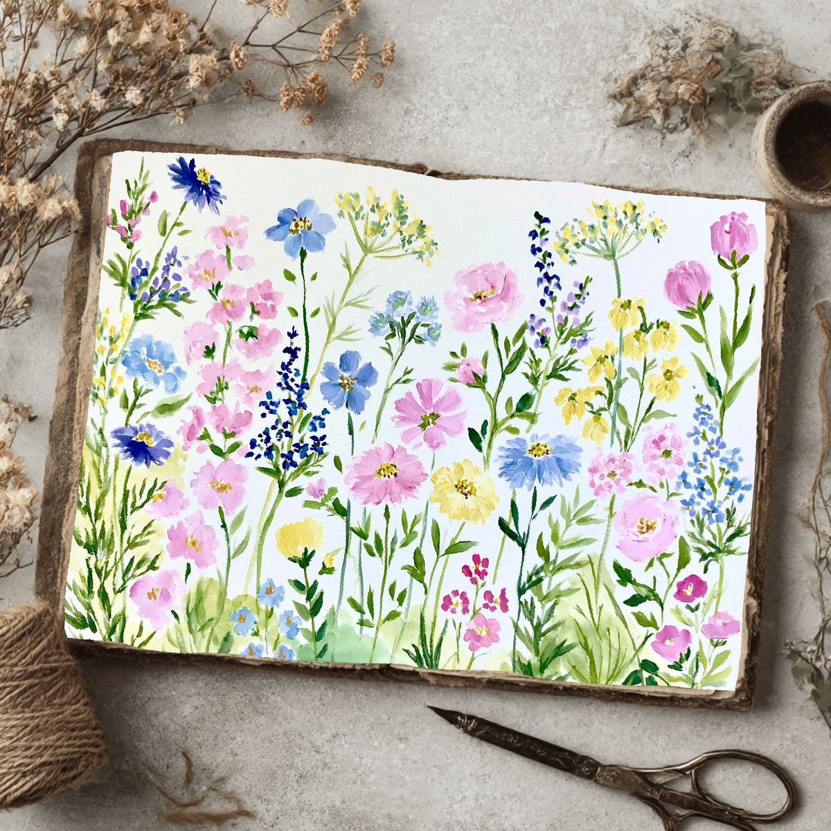 Soft Impressionist Landscape Painting