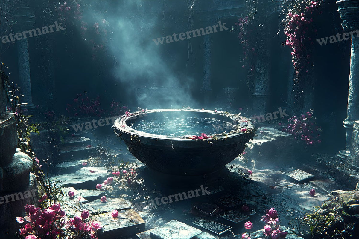 Wicked Witch Garden Backdrop Images