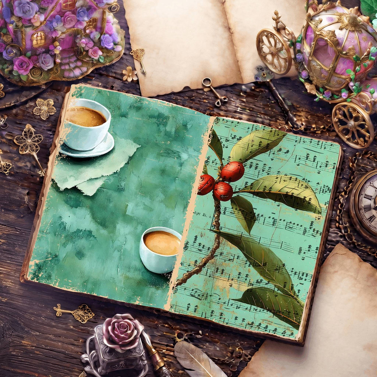 Coffee Digital Papers