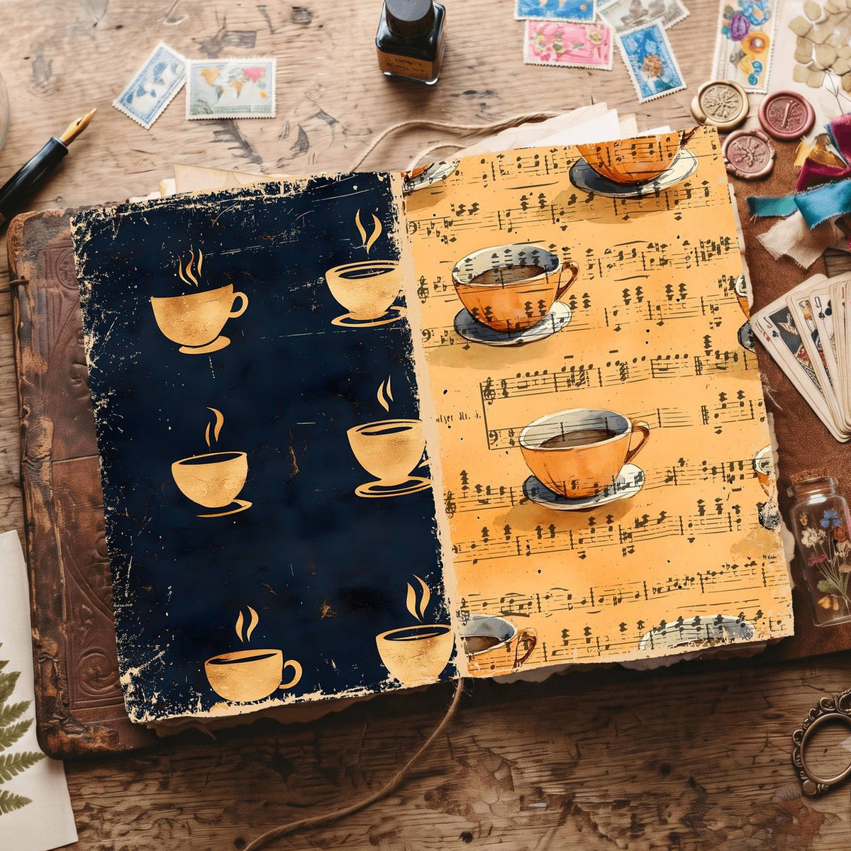 Coffee Digital Papers
