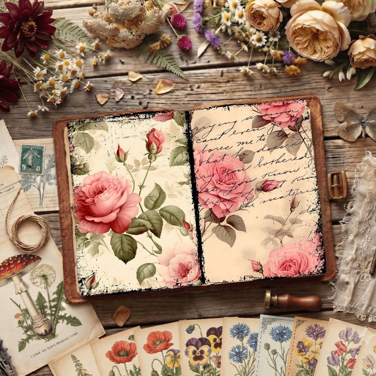 Floral Digital Papers