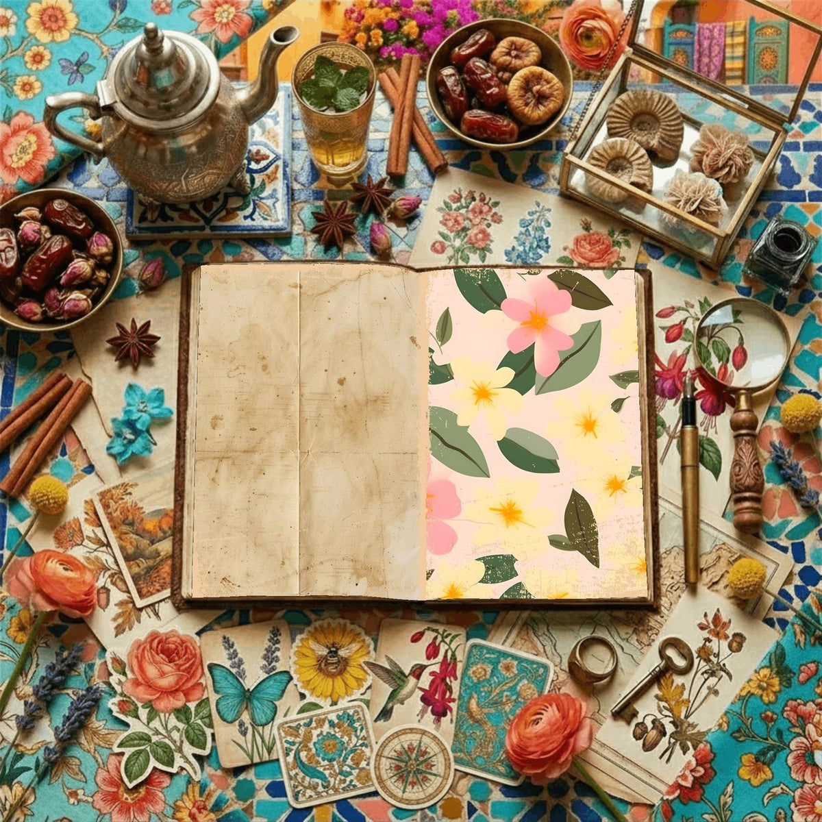 Floral Digital Papers