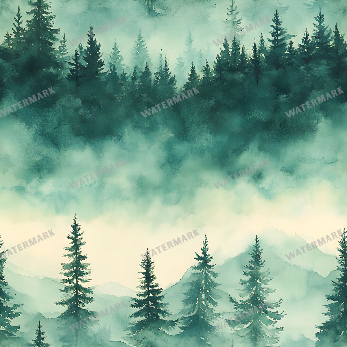 Forest Seamless Pattern