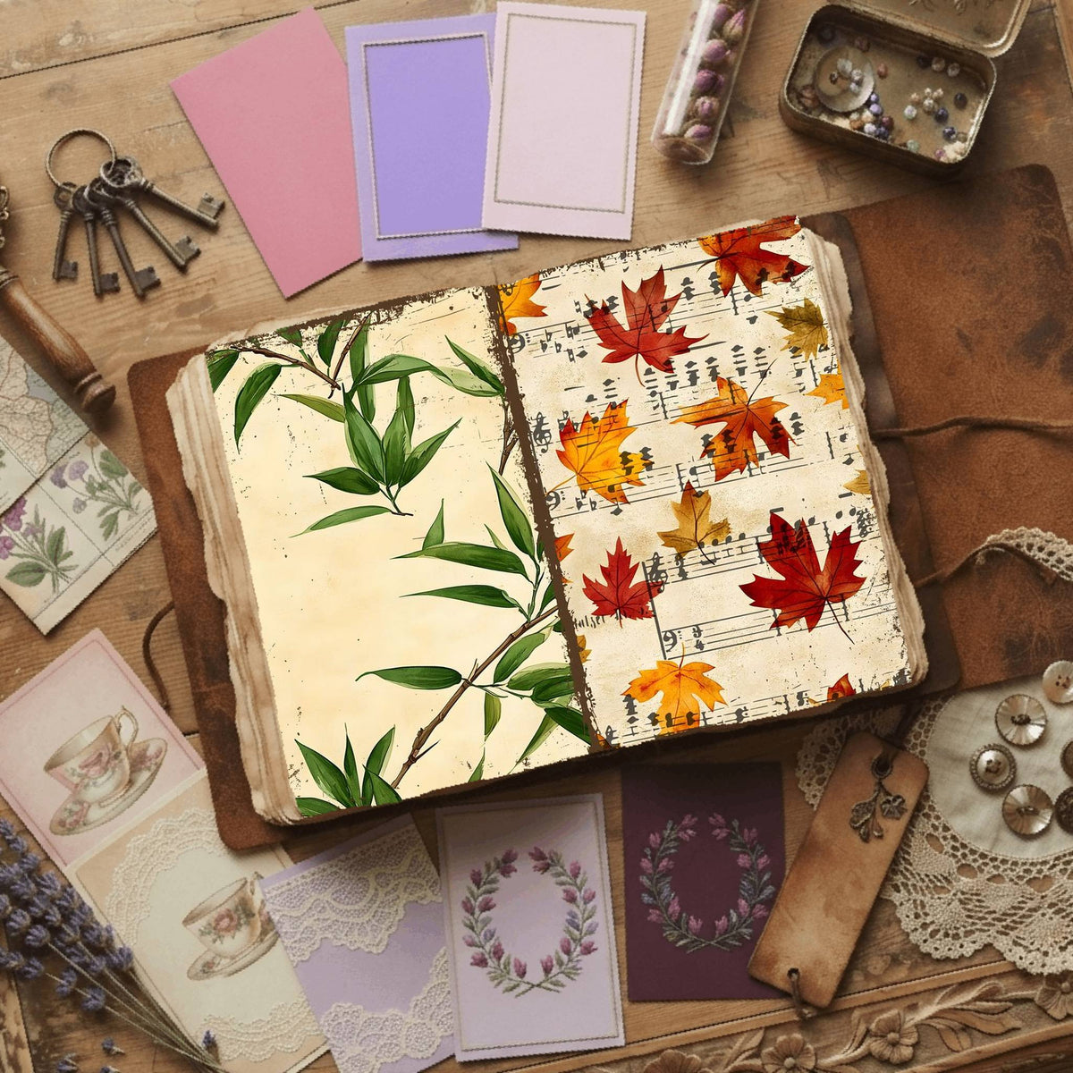 Leafy Digital Papers