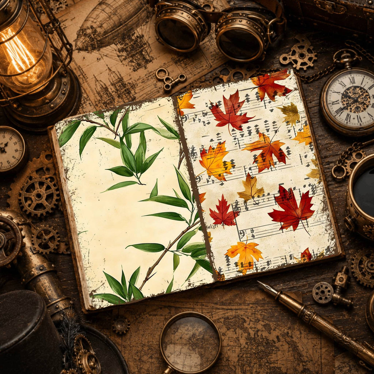 Leafy Digital Papers