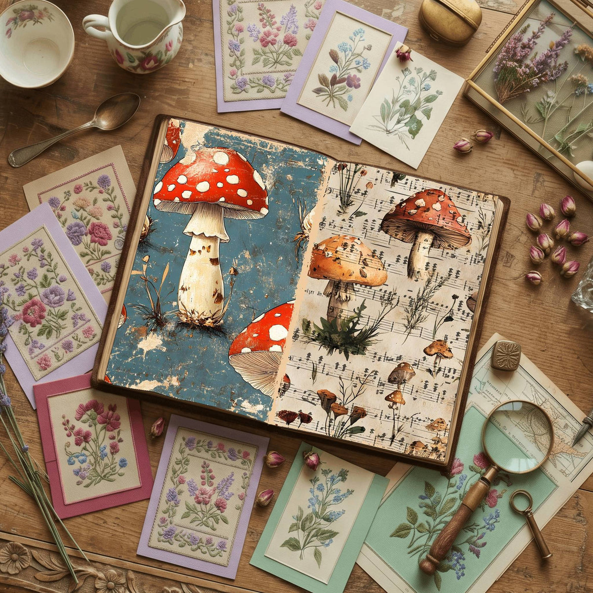 Mushroom Digital Papers