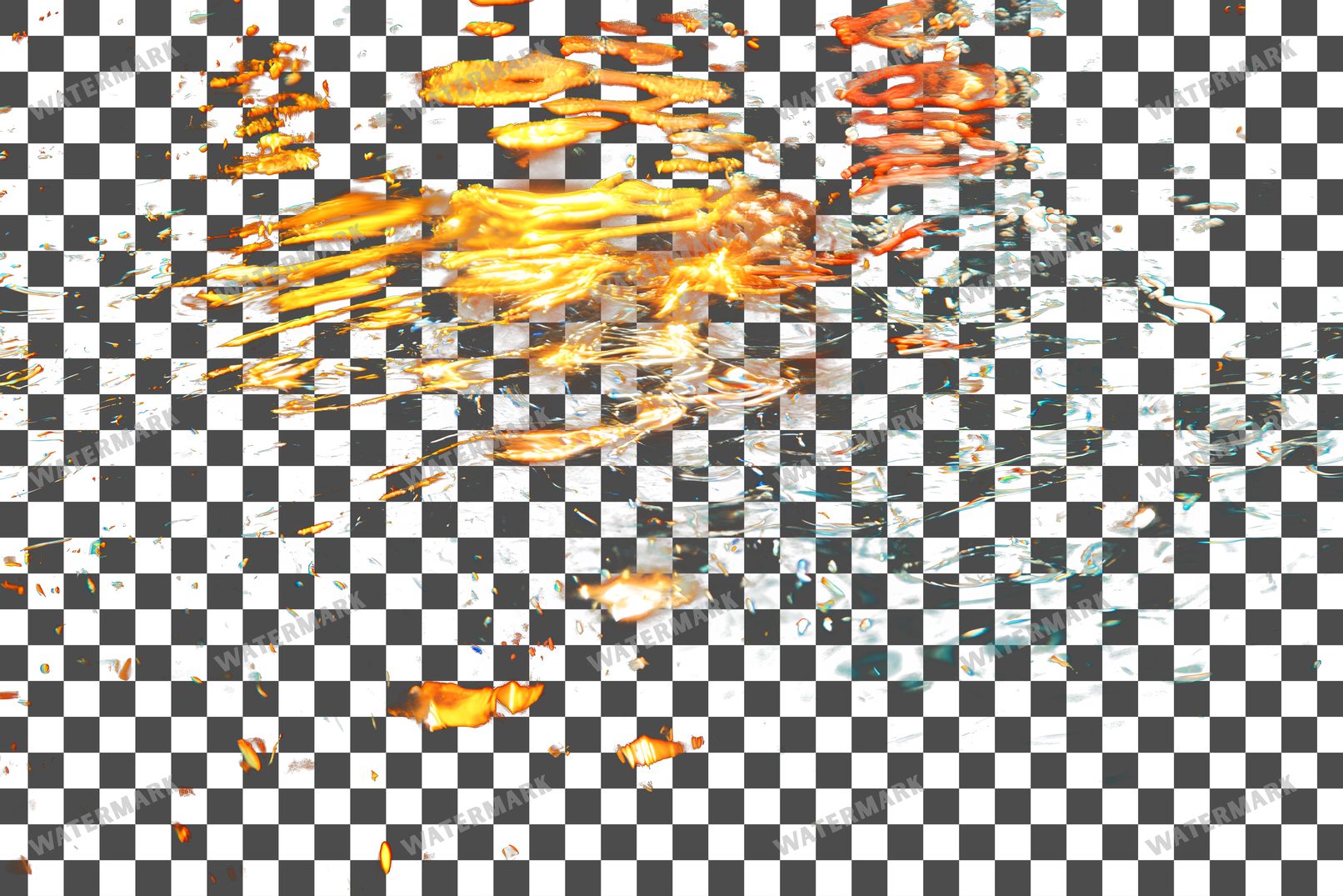 Underwater Lighting Transparent Overlay Pngs