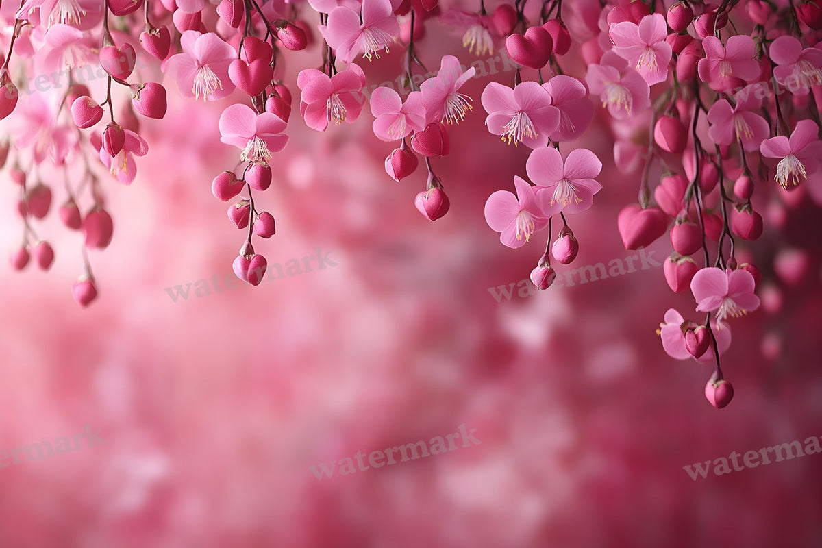Valentine digital photo backdrop for photo editing, preview 38