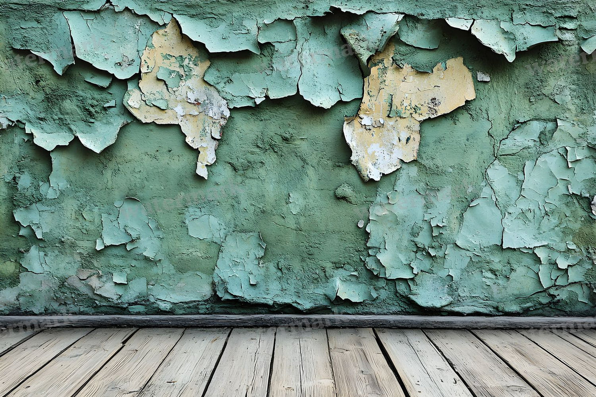 Vintage Textured Wall Muted Olive digital photo backdrop for photo editing, preview 38
