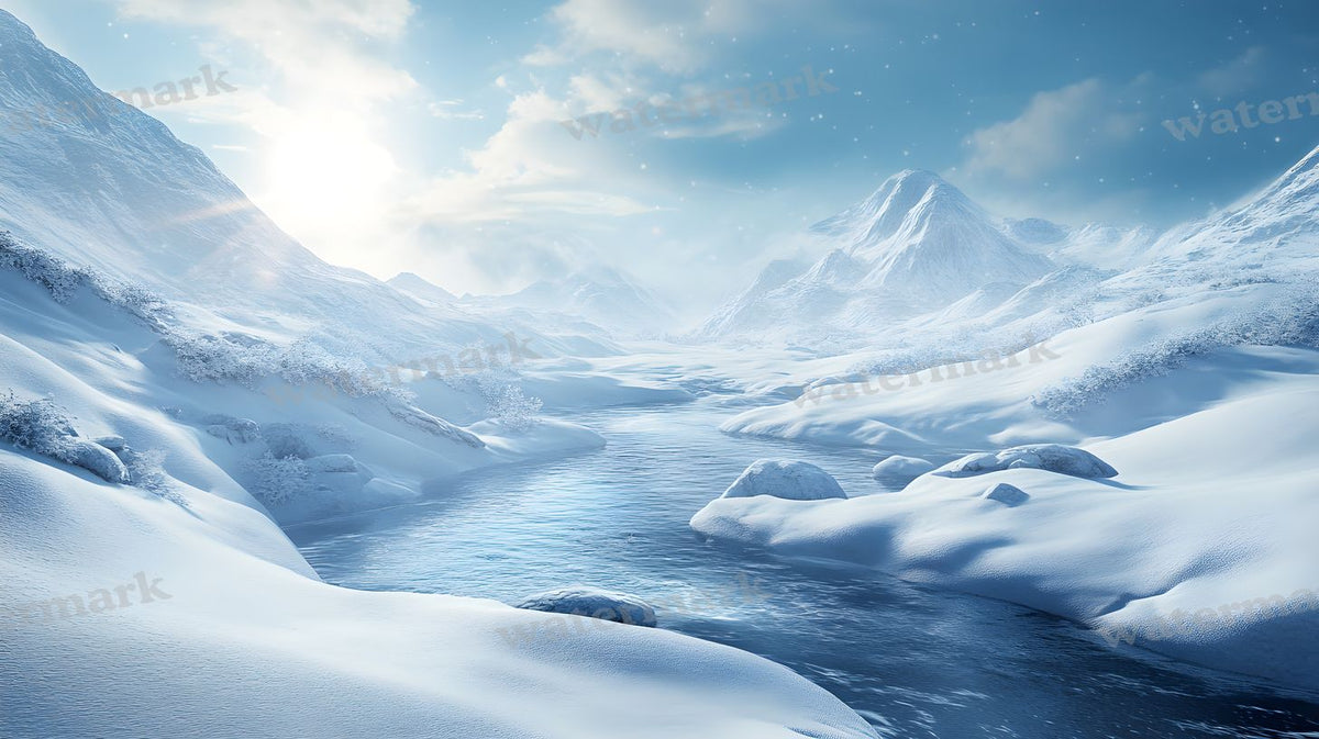 Winter Snow Backdrop Images
