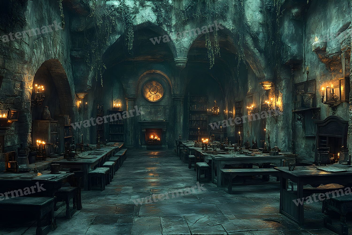 Wizarding Classroom Backdrop Images