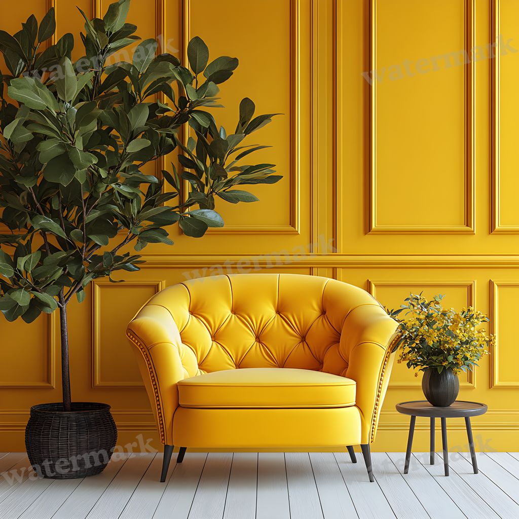 Yellow Pastel Room Backdrop Images
